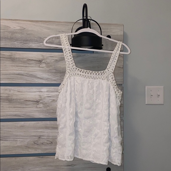 White Cute Tank Top - Picture 1 of 2